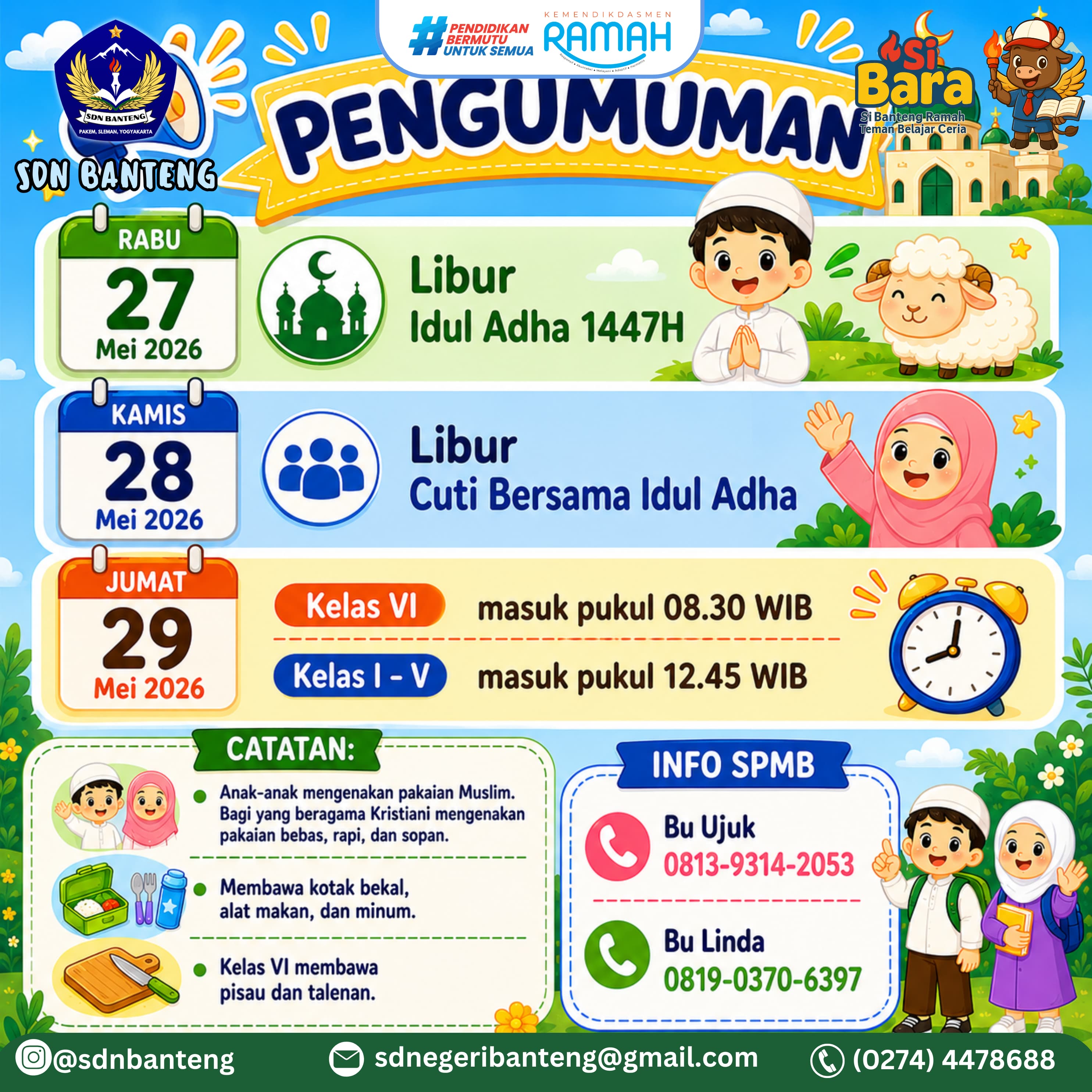 Pengumuman SPMB 2026/2027